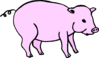 Pink Pig Clip Art